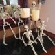 thumbnail image 2 of Skeleton Halloween Decorations 40cm Adjustable Posture Of Human Skeleton Halloween Horror Haunted House Graveyard Ornament, 2 of 5