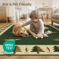 thumbnail image 4 of ODIKA 5'x7' Washable Area Rug Fishing Cabin Lake Border Tackle Motif Vintage Angler Lure Fish Flowing Dynamic for Small Living Room, Bedroom, Easy Care, Non-Shedding, Pet Friendly, 4 of 7