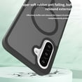 thumbnail image 5 of Designed for Magnetic Samsung Galaxy A26 5G Case,[Compatible with MagSafe] [Military Grade Drop Protection] Hybrid Slim Translucent Matte Shockproof with Anti-Fingerprint Phone Case,Black, 5 of 6
