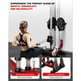 thumbnail image 6 of Cable Crossover Machine, Lat Pulldown Cable Training for Home Gym Station, Wall Mounted Pulley Tower functional trainer with Adjustable 18 Positions Dual Pulley System, 6 of 8