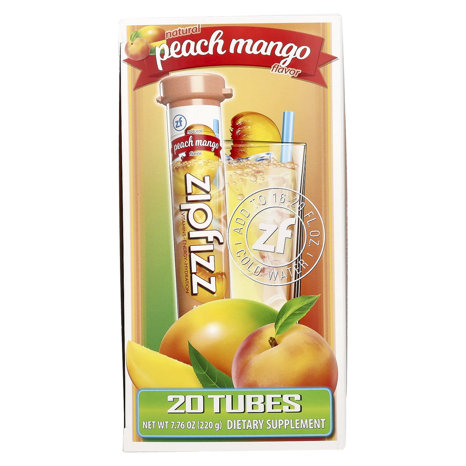 Zipfizz Energy Drink Mix, Electrolyte Hydration Powder, B12 and