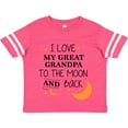 thumbnail image 3 of Inktastic I Love My Great Grandpa to the Moon and Back Boys or Girls Toddler T-Shirt, 3 of 5