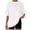White1, variant on fatyb Women's Tshirts with Pocket Casual Crew Neck Solid Color Tee Short Sleeve Womens Summer Loose Tops