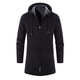 thumbnail image 1 of Cárdigan largo tradicional para hombre, jersey con capucha, jersey de punto, abrigo de invierno, chaqueta deportiva, chaqueta de invierno de punto fino, chaqueta polar (XL), 1 of 4