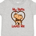 thumbnail image 4 of Inktastic My Nana Loves Me Monkey Boys or Girls Toddler T-Shirt, 4 of 5