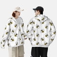 thumbnail image 4 of Fotbe Bee Chaqueta con Protección Solar UPF 50+ para Hombre y Mujer, Camisa con Capucha y Bolsillos-Medium, 4 of 7
