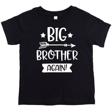

Only Child to Big Brother Sibling Reveal Announcement Shirt for Boys Big Brother Sibling Outfit Black Shirt