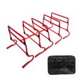 thumbnail image 2 of 5 Pack Agility Hurdles Speed Training Fitness Obstacles Adjustable Height for Athletes Soccer Football Training, 2 of 9