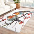 thumbnail image 1 of Robin Area Rug 6x9, Watercolor Rugs for Living Room, Japanese Carpet, Soft Non Slip Machine Washable Fluffy Easy Clean, for Bedroom Dining Room Floor Home Decor Rug Km&-364, 1 of 7