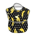 thumbnail image 2 of Hirioo Banana for Baby Waterproof Pocket Bib Adjustable Closed for Babies Toddlers with Large Pocket 6-24Months, 2 of 8