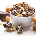 Popcornopolis Zebra Popcorn, Caramel Chocolate Stripes, Gourmet Snack ...