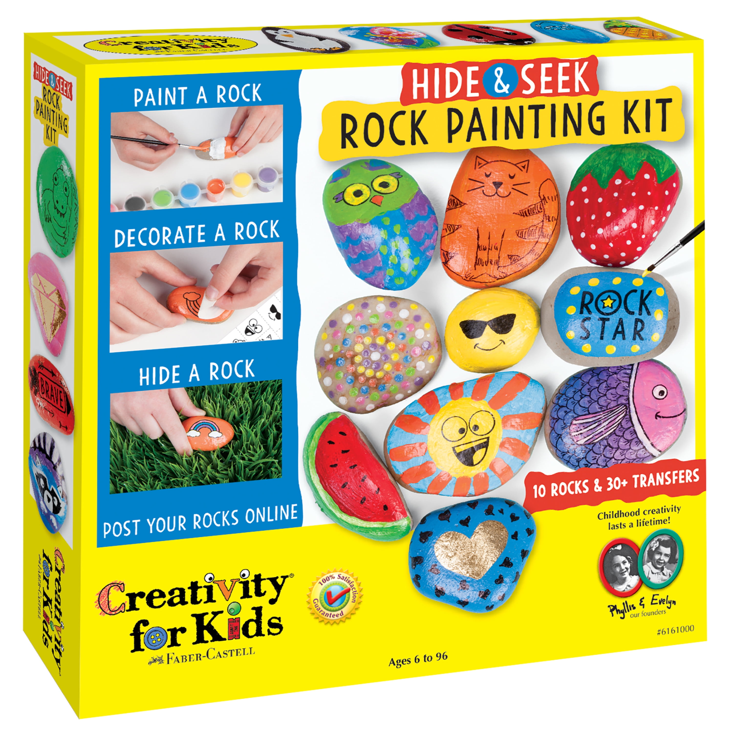 Creativity for Kids Hide and Seek Rock Painting Kit Child Craft Kit