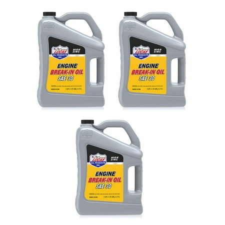 Lucas Oil 10631 SAE 30 High Zinc Engine Break-In Oils - 5 Quarts - 3 PACK