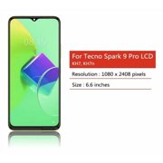 LCD Touch Screen for Tecno Spark 9 Pro KH7 KH7N Black