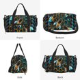 thumbnail image 2 of Honeycomb Bee Starry Bee Honey Sports Duffel Bag with Shoe Compartment Travel Crossbody Bag for Gym Yoga Dance, 2 of 7