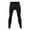 Black, variant on Mens Fishnet Pants Men's Compression Tights Pants Base Layer Breathable Training Leggings(Black,XL)