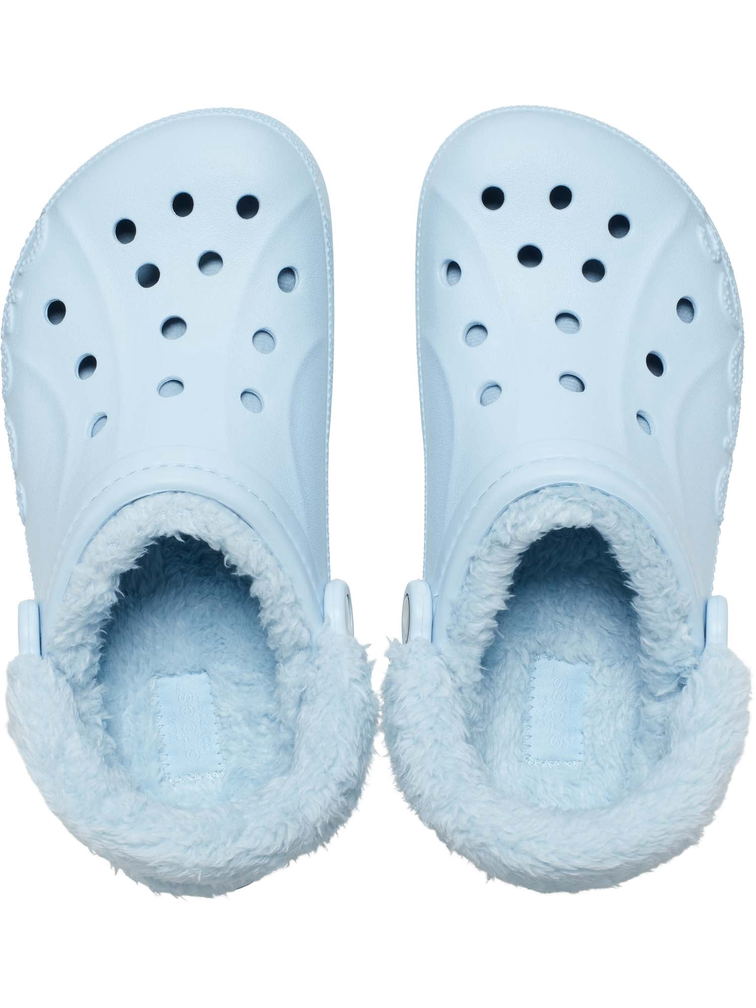 Crocs Unisex Baya Lined Fuzz Strap Clogs