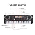 thumbnail image 1 of Fyydes Electric Digital Piano,61-Key Electric Digital Key Board Piano Musical Instruments Kids Toy with Microphone EU Plug,Electric Piano 100-240V, 1 of 11
