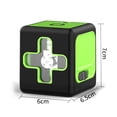 thumbnail image 3 of Tignapoo Niveau Laser Vert Compact avec Projection à 2 Lignes, Autonivellement Haute Précision, Batterie Lithium Intégrée, et Support Mural Inclus, 3 of 5