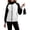 Jackets for Women Black, variant on Jackets for Women Two-Tone Long-Sleeve Hooded with Zipper, Splash-Resistant, Windproof, Casual Outdoor (with Storage Pouch) Gray M