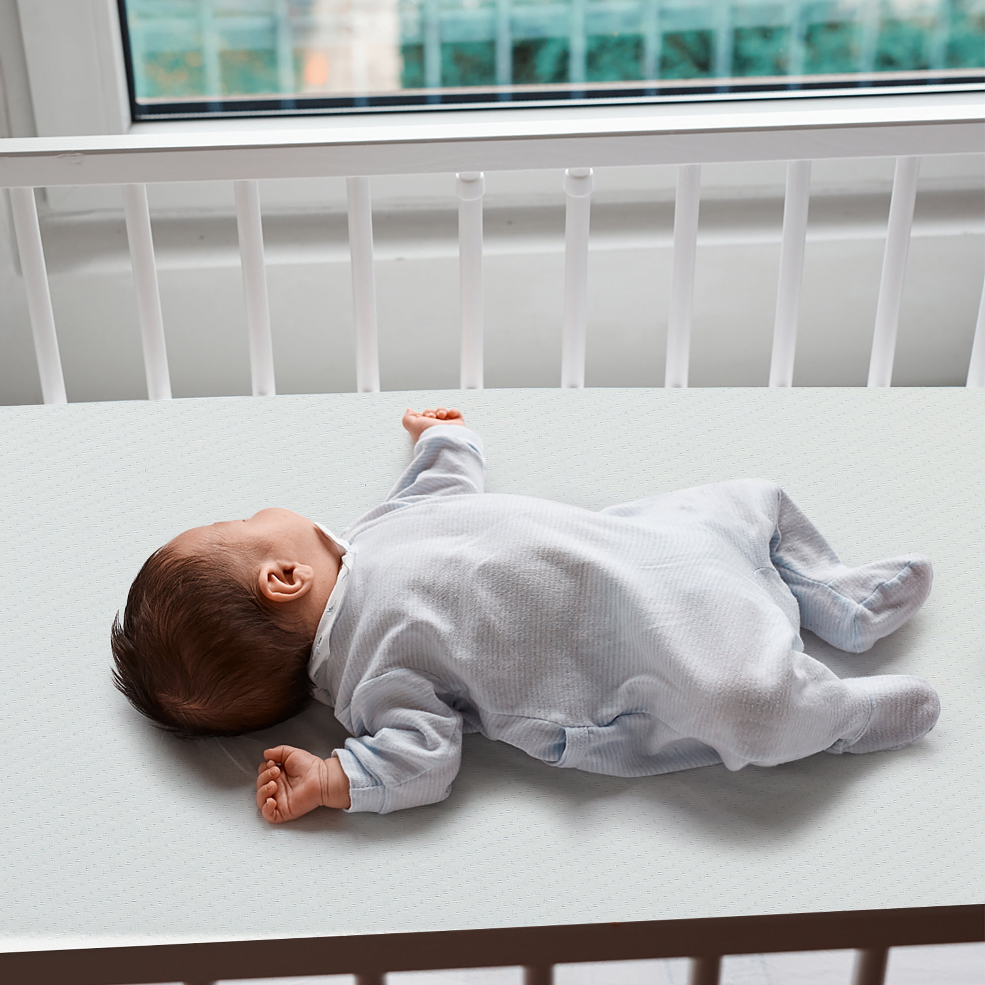 Gymax Baby Playpen Mattress Pad Dual Sided Bed Mattress w/Removable and Washable Cover