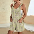 thumbnail image 2 of Combinaison Shorts pour Femmes, Combinaison Décontractée Imprimée Camisole, 2 of 5