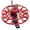 Red, variant on BOKYAN Portable Multifunction All-Metal Spinning Fishing Reel Hand-Turned Wind Fire Wheel Anti-Tie Lines with Smooth Drag System, Blue, 4.72 in / 12 cm