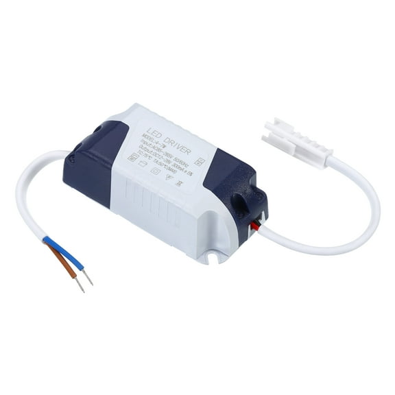 Uxcell LED Driver4-7W 300mA AC 85-265V Output 12-28V DC Male Connector Constant Current Rectifiers Transformer