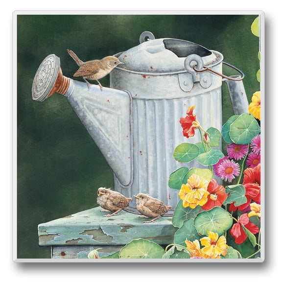 Thirstystone Watering Can Perch Single Tumbled Tile Coaster Create Your Own Set