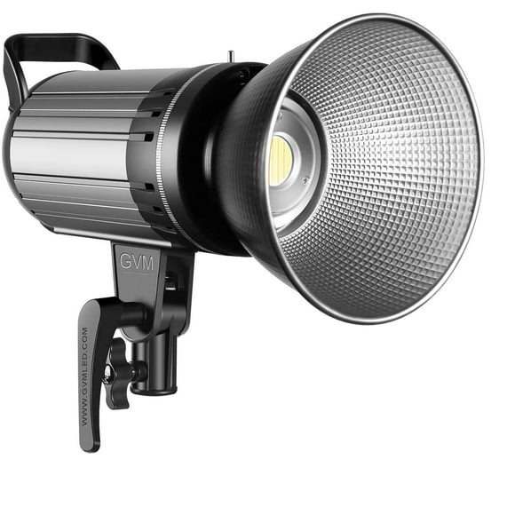 Lumière Vidéo Bicolore LED, Éclairage de Photographie GVM 100W avec Support Bowens, Système de Contrôle par Application, Kit d'Éclairage Vidéo Softbox pour YouTube Studio Extérieur, Dimmable 3200K-5600K, CRI 97+