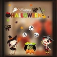 thumbnail image 1 of Pegatina electrostática de dibujos animados para Halloween, bruja, fantasma, monstruo, calabaza, murciélago de la muerte, ventana de pared, utilería de recuerdo para niños, decoración de fiesta, 1 of 3