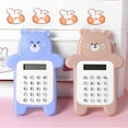 thumbnail image 2 of Yeacher Calculator Electronic 8-Digit Bear Compact Mini Lightweight Portable Handheld Calculator for Students Home, 2 of 8