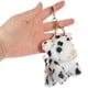 thumbnail image 2 of FELTECHELECTR Colgante de leopardo de las nieves de peluche, llavero de peluche, llavero de leopardo de las nieves de peluche, colgante para bolso, 2 of 6