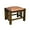 Light Walnut, variant on Mission Spindle Stool - Quarter Sawn Oak & Leather - Walnut