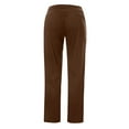 thumbnail image 5 of Levmjia Yoga Pants For Women Plus Size Winter Wide Leg Yoga Sports Loose Casual Long Pants Trousers Sweatpants Women Brown, 5 of 8