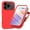 Red, variant on Allytechgroup for iPhone 17 Pro Back Cover Protective Case, PC+TPU Shock-Absorbent Anti-Scratch Lightweight Non-Slip Magnetic Support Wireless Charging Shockproof Bumper for Women Men, Black
