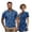 Blue Zebra Print, variant on Binienty Teal Horse Floral Couples Golf Outfits Stretch Fabric Short Sleeve Golf Skort and Short Sleeve Shirt Set for Women and Men Classic Fit Quarter Zip Summer Golf Outfit