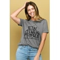 thumbnail image 2 of EW, Other People's Children Women's Fashion Relaxed T-Shirt Tee Heather Gray Small, 2 of 3