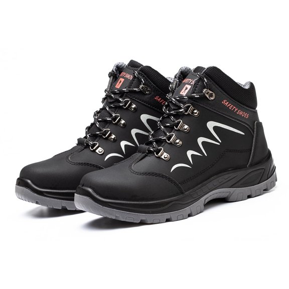 AUXDIQ Work Shoes Men Women Breathable Steel Toe Cap Industrial Trainers Lightweight Construction Sneakers Sport Shoes
