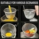 thumbnail image 3 of Colador espumadera cuchara sopa fideos arroz frutas, colador redondo espumadera frutas verduras, para ensaladas frutas, colador pescado mariscos, colador cocina foldable metal resistente,, 3 of 7