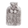 thumbnail image 1 of 2l Warm Water Fles Met Wasbare Pom Pom Ball Fluffy Soft Cover Winter Warm, 1 of 1