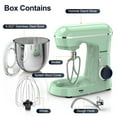 thumbnail image 5 of Honinst 6.5 QT Electric Stand Mixer, 10+P Speeds Lightweight with Tilt-Head Kitchen Stand Mixer, Dough Hook, Whisk, Beater and Bowl, Food Mixer for Baking, Cake and Most Home Cooks, 5 of 9