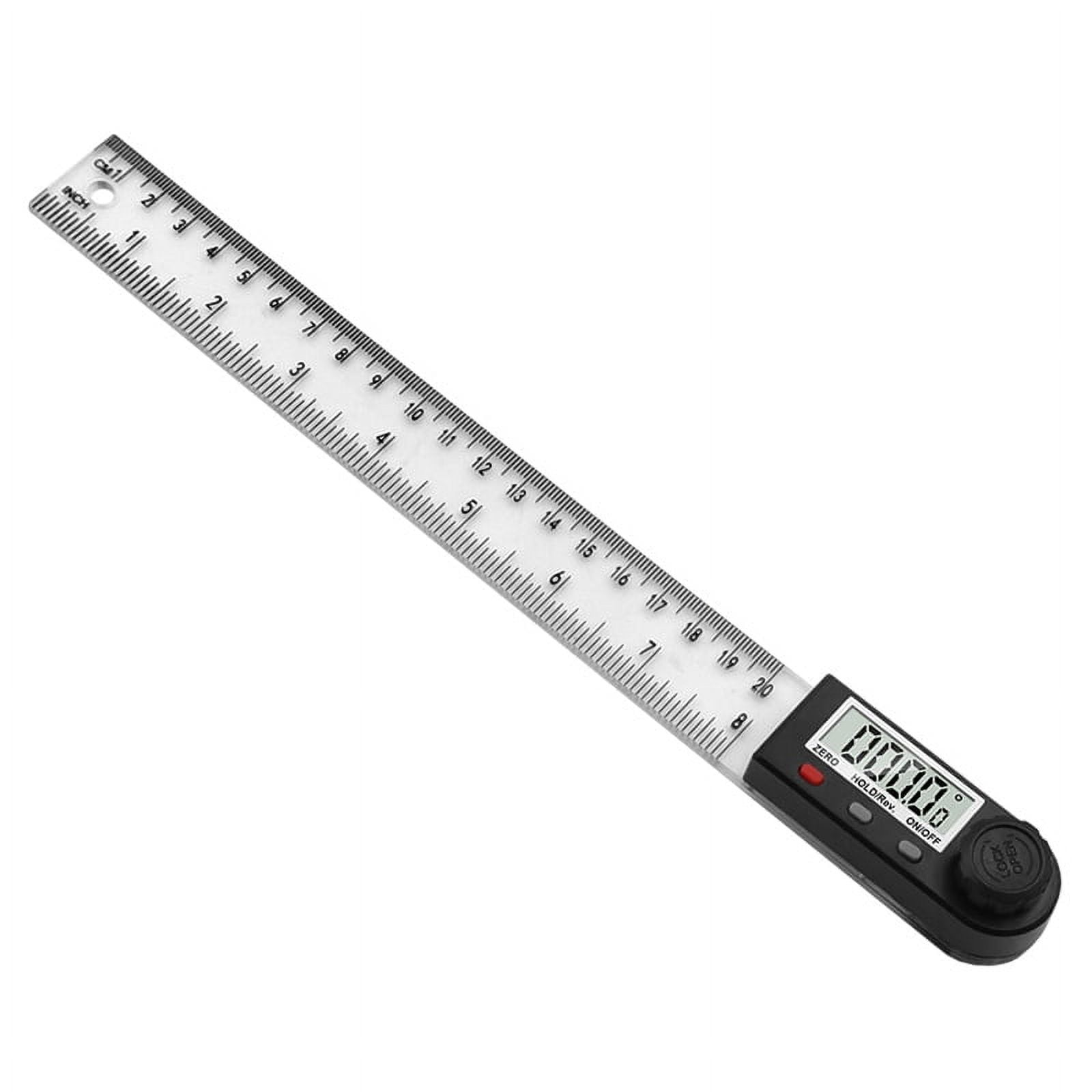 Digital protractor Angle ruler 200mm 8inch Angle Finder Meter Plastic 360 degree protractor inclinometer ,for Accurate Evaluation
