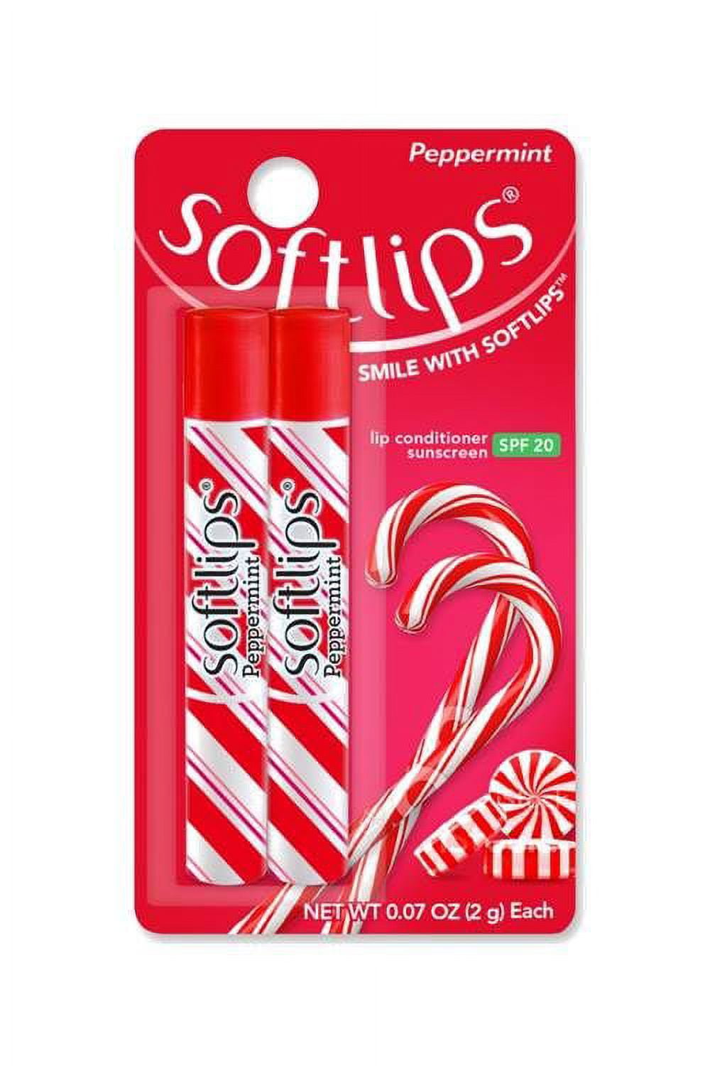Softlips Lip Protectant 6 Flavor Variety Pack with Sunscreen (10 Sticks)