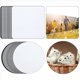 thumbnail image 2 of 48 Piezas de Posavasos En Blanco para Sublimación Posavasos En Blanco Posavasos de Goma para Transferencia Por Sublimación Impresión Térmica Manualidades con Imágenes, 2 of 5