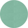 thumbnail image 1 of Ahgly Company Tapis d'Intérieur Rond Lavable en Machine Vert Menthe Transitionnel, 7 Pieds Rond, 1 of 7