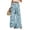 52#Light Blue, variant on Women's Wide Leg Palazzo Pants Dressy Casual Gaucho Pants Elastic Waist with Pockets