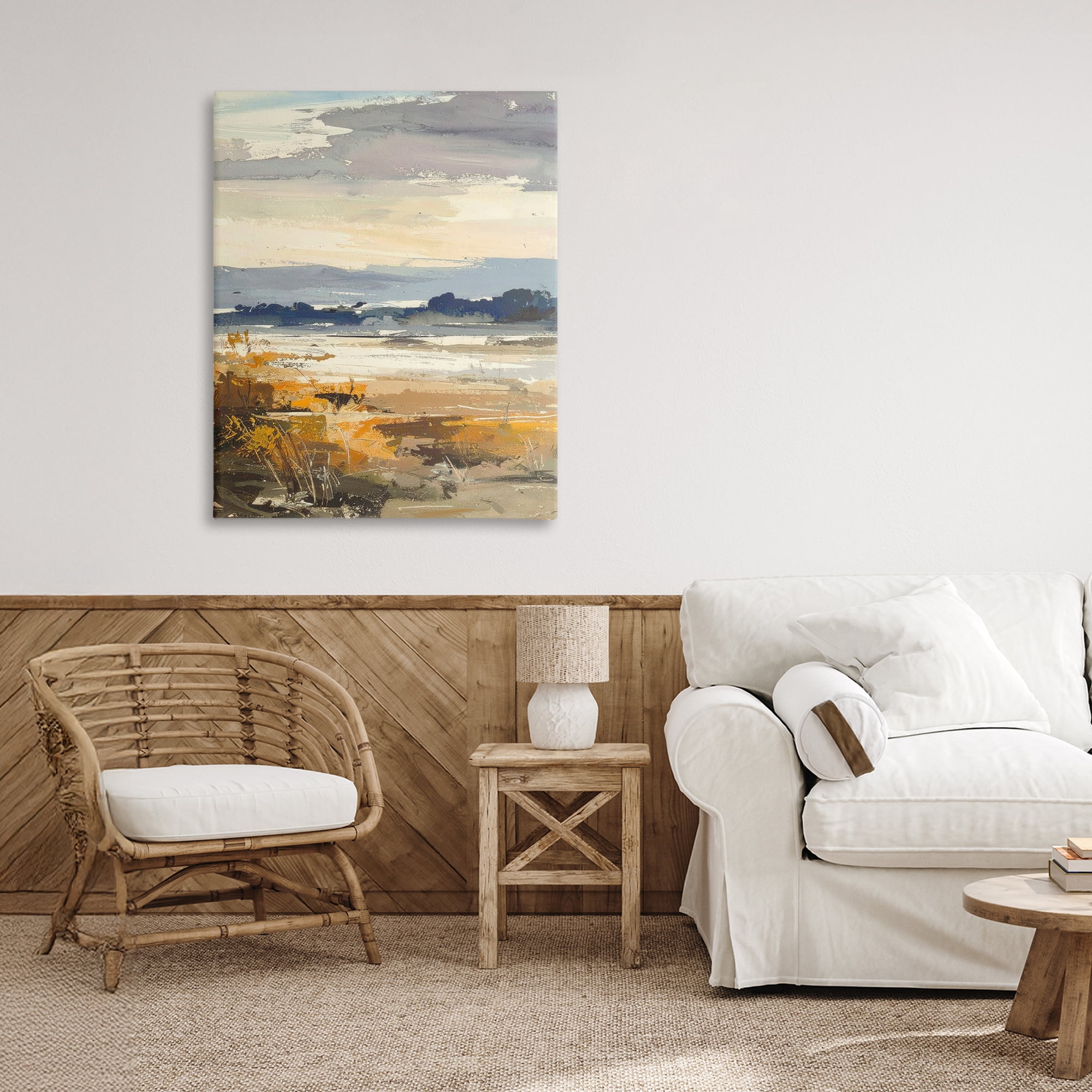 Stupell Industries Distant Horizon Abstract Canvas Wall Art, design by Alonza Saunders