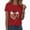 Red, variant on TOWED22 Halloween Bow Pumpkin Shirt for Women Spooky Season Graphic T Shirt Fall Halloween Short Sleeve Tee Tops(Purple,3XL)
