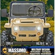 Massimo Go Kart Mini 125cc 9HP, 2WD, 4 Stroke Automatic Go Cart - Quicksand